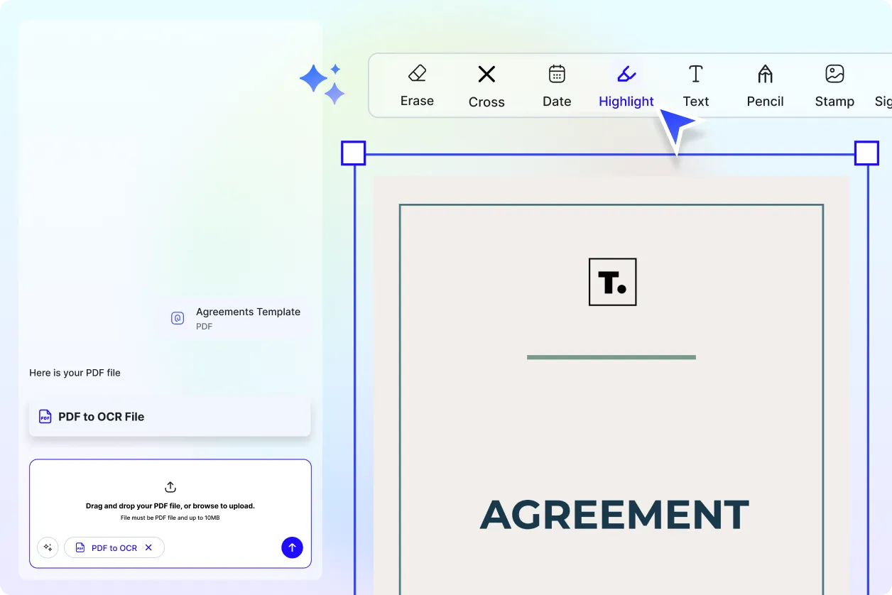 Free AI PDF to OCR, Extract Text from PDF Online